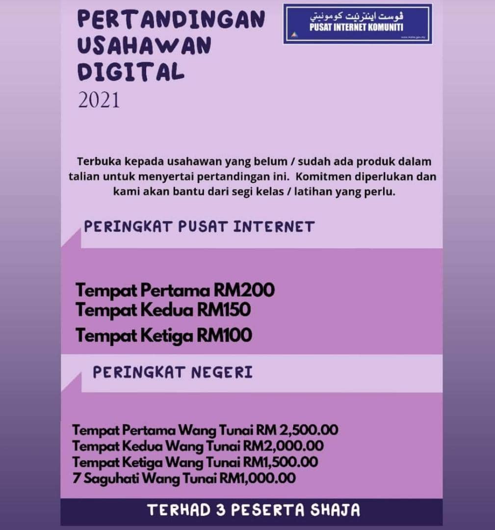PERTANDINGAN USAHAWAN DALAM TALIAN 2021